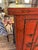 Red Antique Chinoiserie Lacquered Cabinet For Sale - Image 11 of 17