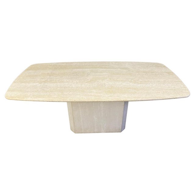 Vintage Travertine Dining Table, 1970s For Sale - Image 15 of 15