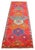 1960s Heterodox Kurdish Runner Herki Rug. Hand-Knotted Colorful Tribal Short Runner - 3′6″ × 10′4″ For Sale - Image 5 of 16