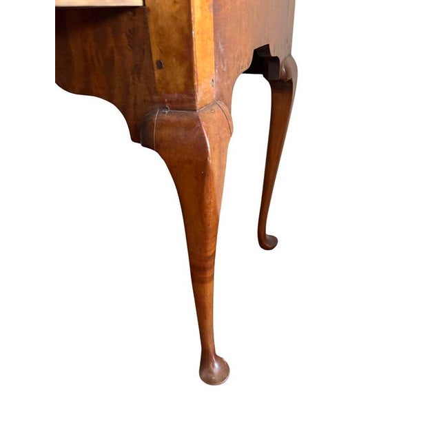 18th C. Queen Anne Cherry High Boy With Fan Carved Panel For Sale In Charleston - Image 6 of 10