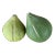 Mid 20th Century Italian Alabaster Green Figs - A Pair For Sale