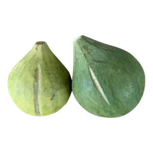 Mid 20th Century Italian Alabaster Green Plums - a Pair