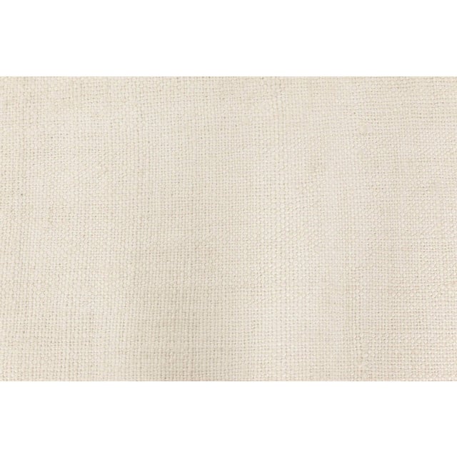 Contemporary Mirage solid white flat-weave wool rug by Doris Leslie Blau Size: 13'3" × 22'9" (403 × 693 cm) Beauty of this...