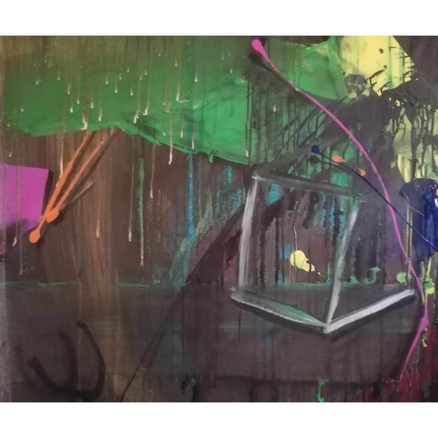 Early 21st Century Stefano Mazzolini, Urepen, 2023, Mixed Media on Canvas For Sale - Image 5 of 13