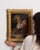 1940s France Amber Canvas Painting For Sale - Image 15 of 16