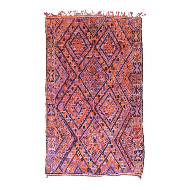 1980s Beni Mguild Rug - 10.7 X 6.1 Ft For Sale