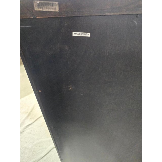 Wood Late 20th CenturyStickley Modern Espresso Tall Chest / Lingerie Dresser, Usa For Sale - Image 7 of 10