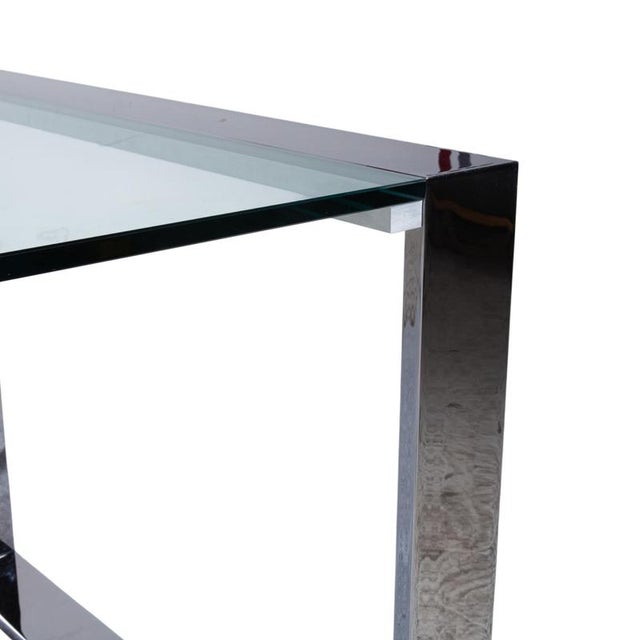 Ring Glass Dining Table in Silver from Orsenigo For Sale - Image 6 of 9