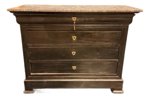19th Century French Ebonized Louis Philippe Commode