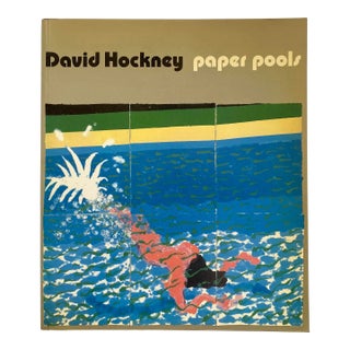 David Hockney Vintage 1980 First Edition " Paper Pools " Lithograph Print Pop Art Book For Sale