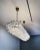 Mid 20th Century Crystal Murano Poliedri 138 Transparent Glasses Chandelier by Carlo Scarpa For Sale In Los Angeles - Image 6 of 11