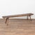 19th Century Rustic Plank Bench With Splay Peg Legs For Sale - Image 9 of 9