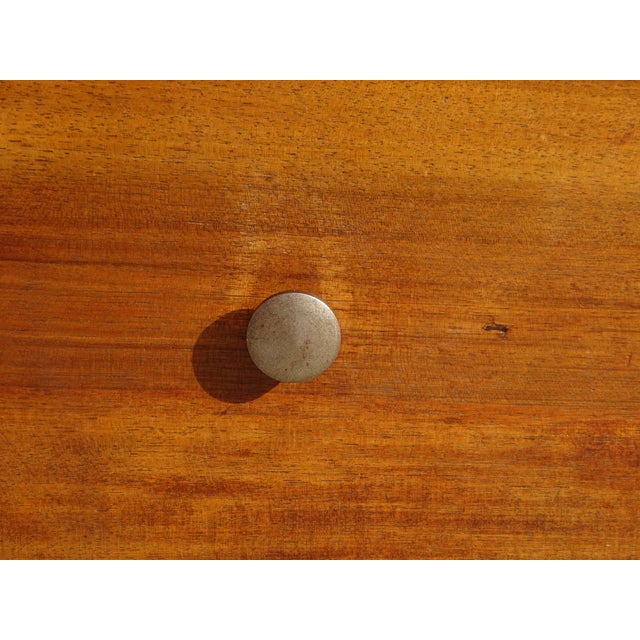 Wood Vintage Three-Drawer Chest of Drawers in Walnut, 1950s For Sale - Image 7 of 18