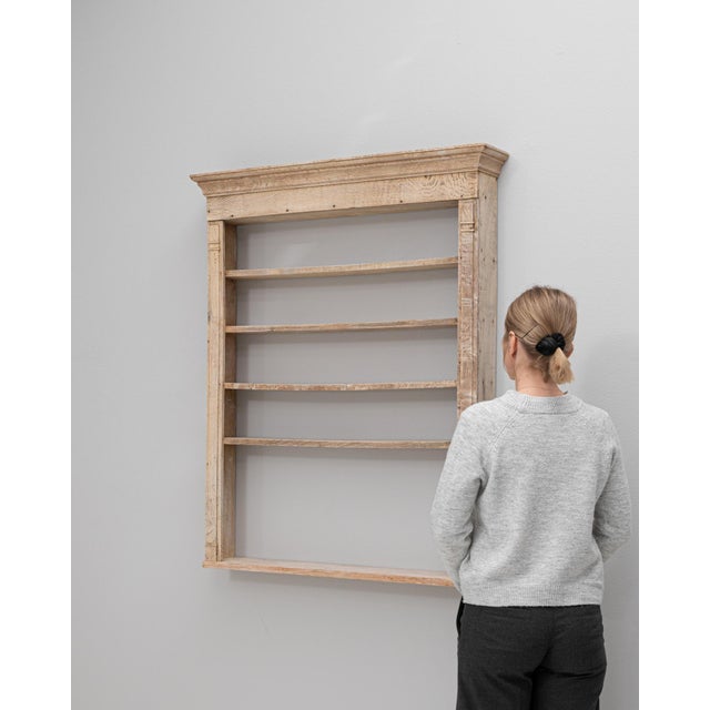 19th Century French Oak Wall Shelf For Sale In Greensboro - Image 6 of 10