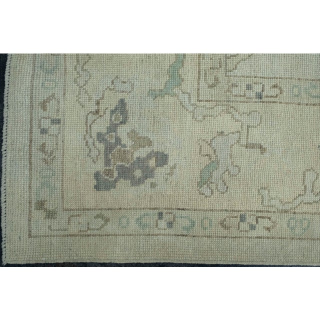 Oushak Rug 9'5" x 12'5" #17875 For Sale - Image 4 of 8