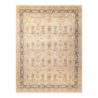 Mogul, One-of-a-Kind Hand-Knotted Area Rug in Beige, 8' 0" x 10' 6" For Sale