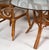 1970s 1970s A Rattan and Bamboo Breakfast Table and Two Chairs For Sale - Image 5 of 12