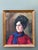 Vintage Original Oil Portrait on Canvas For Sale - Image 10 of 12