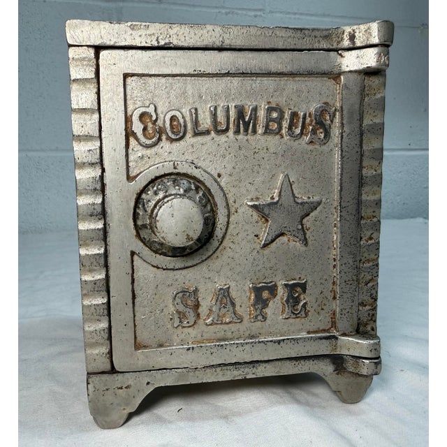 Up for sale is a wonderful antique early 20th century cast Iron Safe still bank. It is a unique and collectible piece that...