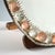 Murano Glass and Wood Table Mirror For Sale - Image 5 of 7