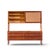 Hans Wegner for Ry Møbler Ry-20 Mid Century Danish Teak and Rattan Highboard Credenza With Hutch For Sale - Image 11 of 12