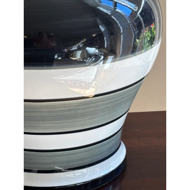 Large 20th Century Tyndale Ceramic Table Lamp For Sale - Image 10 of 16