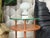 Wood Mid-Century Modern-Style Walnut Wood and Glass "Unison" Side Tables by Design Within Reach For Sale - Image 7 of 16