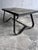 Elegant French Art Deco coffee table dating from circa 1930. The rectangular tabletop is composed of natural slate tiles...