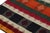 1950s 1950s Vintage Afghani Tribal Kilim Rug With Geometric Patterns For Sale - Image 5 of 7