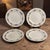 This product is a set of four 9'' plates featuring a vintage floral pattern called "Felicity" by the renowned brand Spode,...