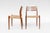This set of four Model 78 dining chairs, designed by Niels Otto Møller in the 1950s and produced by J.L. Møller...