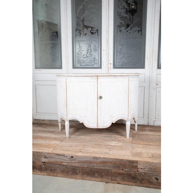 These Bombe Fronted Painted Sideboards were crafted in Italy with traditional 18th-century techniques. A faithful...