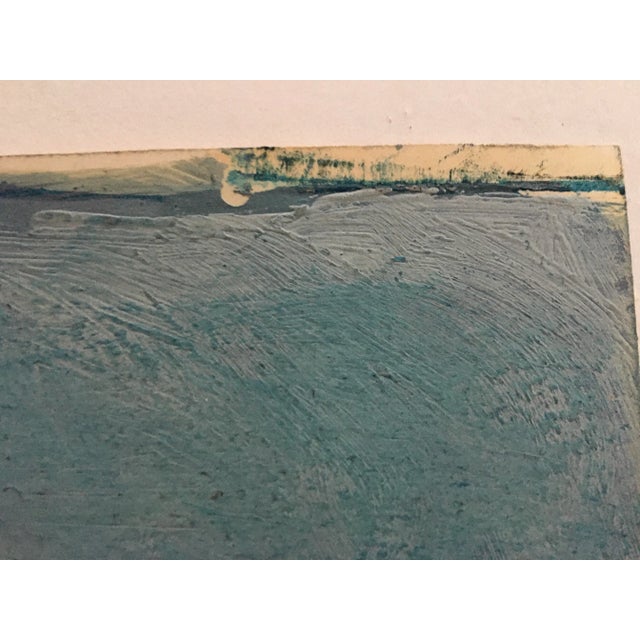 1930s Swiss Winter Landscape Oil Painting on Paper by Georges Froidevaux For Sale - Image 10 of 13