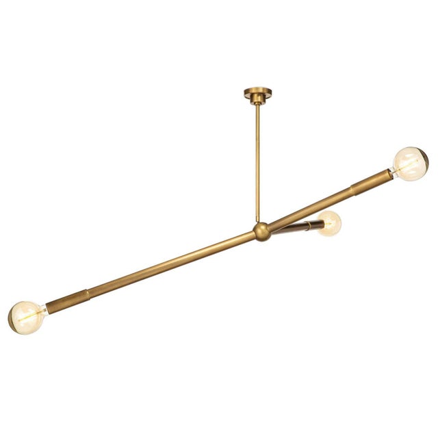 Regina Andrew Talon Steel Chandelier, Natural Brass For Sale - Image 10 of 10