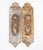 Pair of 1890s R&e Italian Renaissance Verocchio Brass Door Back Plates For Sale - Image 4 of 5