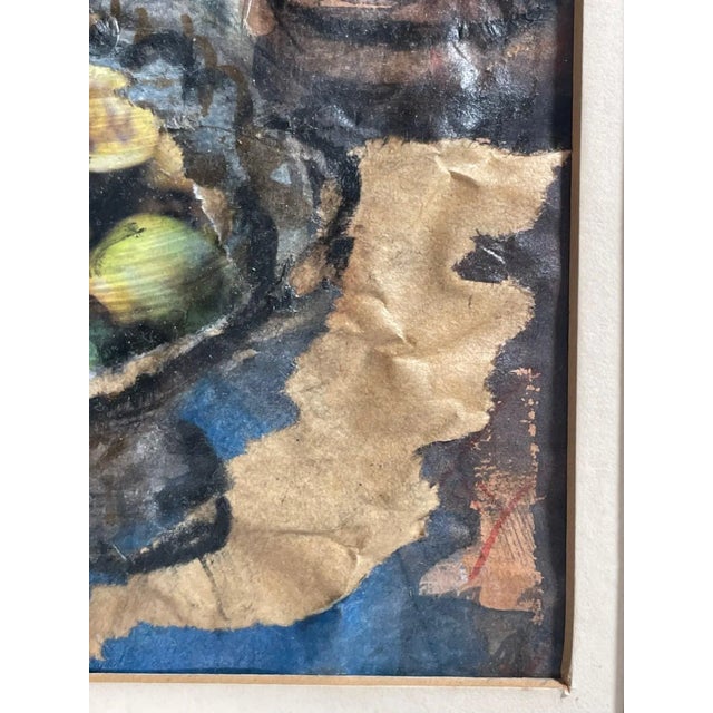 Wood Expressionist Watercolor Modernist Movement Still Life, Signed. For Sale - Image 7 of 10