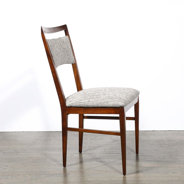 Wood Set of 4 Paul McCobb Mid-Century Sculptural Walnut Dining Chairs by Directional For Sale - Image 7 of 15