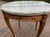 Wood 1860s French Louis XVI Gold Beech Marble Side Table For Sale - Image 7 of 13