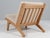 Wood Lounge Chair Model Ge-370 attributed to Hans J. Wegner for Getama, 1960s For Sale - Image 7 of 8