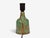 1970s Danish Modern, Table Lamp, Green Glazed Stoneware For Sale - Image 10 of 10