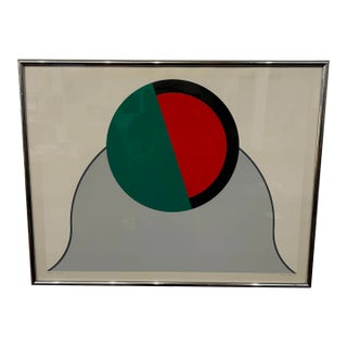 1971 Takesada Matsutani “Signal” Lithograph 70/75 For Sale