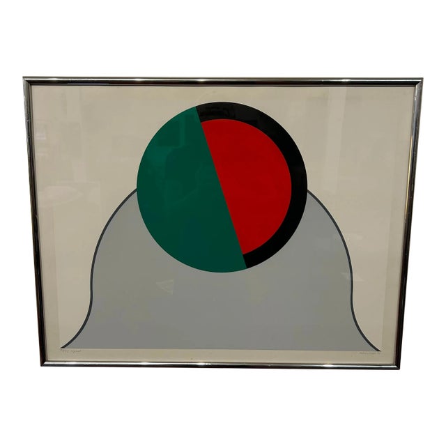 1971 Takesada Matsutani “Signal” Lithograph 70/75 For Sale