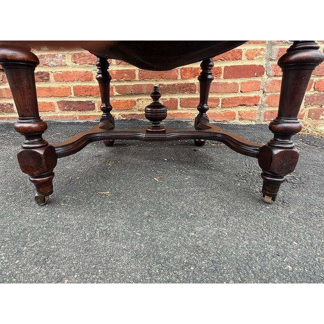 Early 20th Century Antique Renaissance Style Velvet Upholstered Side Chair For Sale - Image 5 of 17