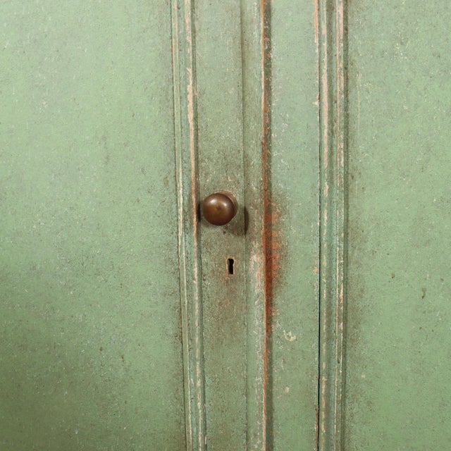 Green English Painted Kitchen Dresser, 1850s For Sale - Image 8 of 13