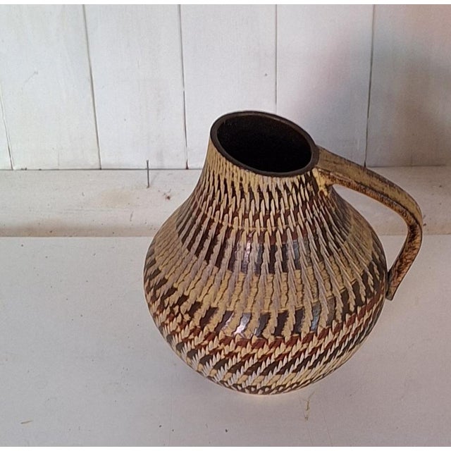 Vintage Ceramic Handled Jug Vase from Dümler & Breiden, 1970s, in Very Good conditions. Designed 1970 to 1979 This piece...