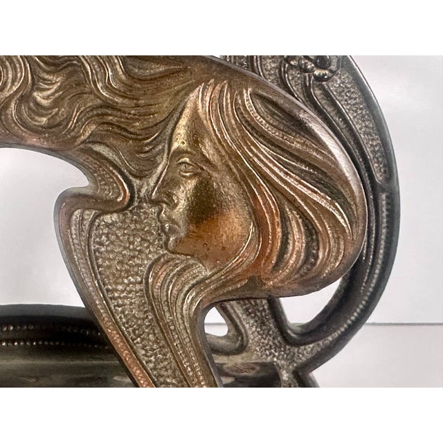 Alphonse Mucha Art Nouveau Judd MFG Co. Letter Holder c.1910 #6604 For Sale - Image 4 of 18