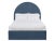 Not Yet Made - Made To Order Poppy California King Headboard, Navy Linen For Sale - Image 5 of 5