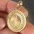 Antique French Engraved Virgin Mary 18 Karat Rose Gold Religious Medal Pendant, 1890s For Sale - Image 6 of 17