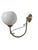Art Deco Metal Wall Lamp, Poland, 1950s For Sale - Image 9 of 9