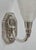 Silver French Art Deco Wall Sconces by Capon & Muller Freres 1930 France - A Pair For Sale - Image 8 of 13